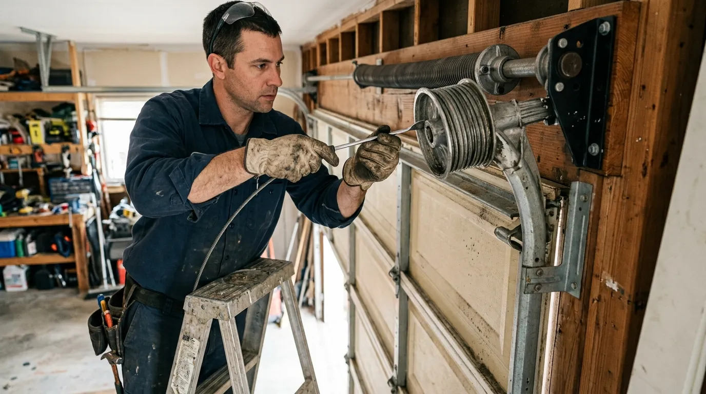 Repaired & tested - Morton Grove garage door service