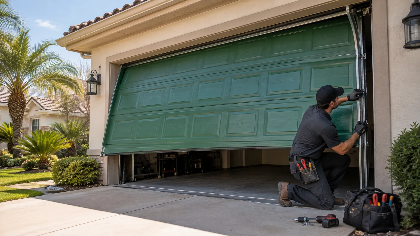 Garage Door Service for North Chicago's 1970s Housing Stock